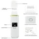 thumbnail image 3 of Limpiador facial HUOGUO Ultrasonic Ion EMS Therapy LCD Scrubb, 3 of 5