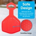 thumbnail image 4 of Superio Hot Seat Spoon Sled, Red (2 pack), 4 of 5