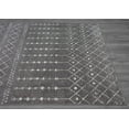 thumbnail image 4 of Abani Casa Collection Grey 8' x 10' Moroccan Linear Pattern Modern Area Rug, 4 of 5