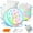 C, variant on USB Rechargeable Submersible LED Pool Light with Remote Control - 13 RGB Color Changing Lights, IP68 Waterproof, 2600mAh Battery for Underwater Decoration in White
