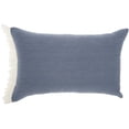thumbnail image 2 of Nourison Life Styles Navy Decorative Throw Pillow , 14" x 22", 2 of 2