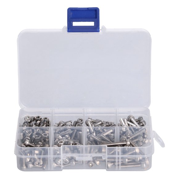 Bolt Nut Kit,Bolt Nut Set Assortment Bolt Nut Assortment Fastener Hardware Ultimate Comfort