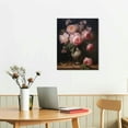 thumbnail image 3 of COMIO Vintage Peony Painting Famous Art Botanical Flower Canvas Wall Art Floral Aesthetic Poster Retro Century Modern Gallery Prints Wall Decor For Bedroom Living Room, 3 of 5