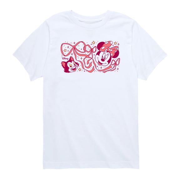 Disney - Minnie Figaro Bow - Toddler Boys Short Sleeve Graphic T-Shirt