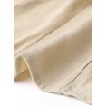 thumbnail image 5 of INSPIRE CHIC Women's Asymmetrical Sleeveless Tank Top Button Down Lightweight Summer Top Light Khaki M, 5 of 6
