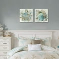 thumbnail image 3 of Turquoise Shell by PI Creative Art Modern Canvas seashells Wall Pictures Giclee Artwork Print on Canvas Framed Stretched Decor for Living Room Bedroom 12 x 12 inch x 2 pcs, 3 of 6