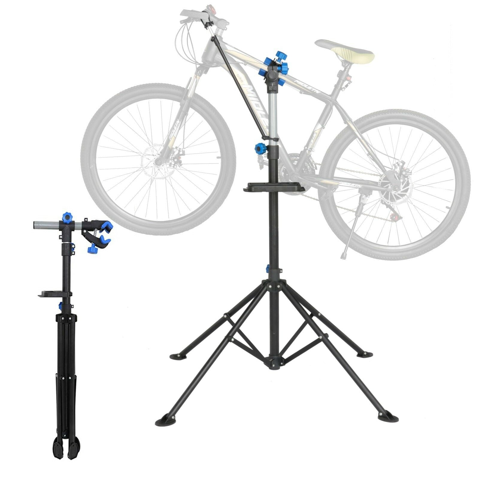 Adjustable Bike Clamp Bicycle Repair Stand Maintenance Cycle Work Workstand Home 