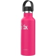 thumbnail image 2 of ELK Insulated Water Bottle with Standard Mouth Flex Lid - Double Wall Stainless Steel, Dishwasher Safe - Keep Drinks Cold or Hot for Hours - BPA-Free & Phthalate-Free Hydration (Watermelon, 20 Oz), 2 of 7