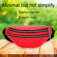 thumbnail image 1 of Bolsa Moda hombro cintura riñonera mujer algodón bandolera pecho (rojo) Ehuebsd Nuevos Originales, 1 of 7