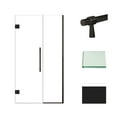 thumbnail image 3 of Transolid Ehtb445267610c-Bk Elizabeth 76" High X 44-1/2" Wide Hinged Semi Frameless Shower, 3 of 7