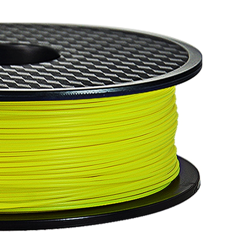 3D Printer PLA Filament Glow in the Dark Yellow Color Plastic Filament for 3D Printer 1.75mm 1KG Spool