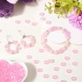 thumbnail image 3 of 800cs Transparent Plastic Beads Barrel Pearl Pink 9x6mm Hole: 3.8mm, 3 of 7