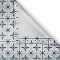 thumbnail image 4 of Ambesonne Dutch Window Valance, Classical Delft Pattern, 54" X 12", Dark Blue and White, 4 of 5