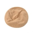 thumbnail image 2 of Yesbay Women Warm Winter Beret French Artist Beanie Hat Ski Cap,Camel, 2 of 8