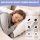 thumbnail image 5 of Pulsera Antiestática Uxcell, Pulsera de Equilibrio Magnético Antiestática de 8 Bucles, Pulsera Deportiva de Energía para Eliminar la Electricidad Estática, Negra 2Pack, 5 of 6
