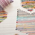 thumbnail image 6 of SAFAVIEH Montauk Gino Abstract Runner Rug, Ivory/Red, 2'3" x 9', 6 of 8