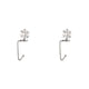 thumbnail image 4 of Toystoory Colgador de calcetines de Navidad, ambientes temáticos, gancho de chimenea de Navidad, estante de escalera personalizado reutilizable, Clip de Copo de nieve tipo 1 2piezas Toystoory CBP442835, 4 of 5