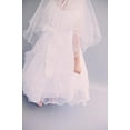 thumbnail image 4 of Big Girls' First Communion Lace Trim Tulle Wedding Flowers Girls Dresses White Size 12, 4 of 7
