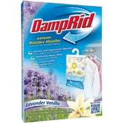 DampRid Hanging Moisture Absorber, Lavender Vanilla 14 oz (Pack of 6)