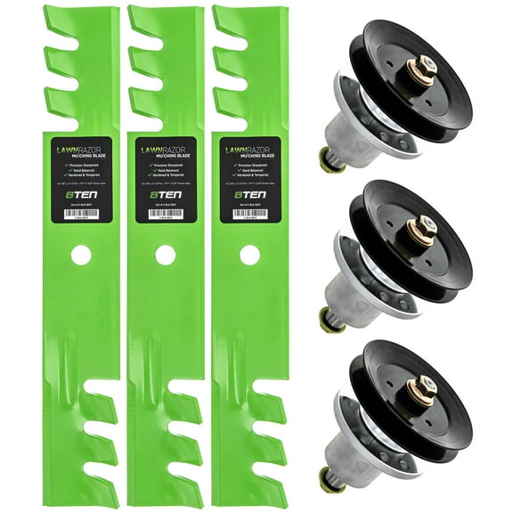 8TEN Blade Spindle Kit for Exmark 103-6581 1-414335 48-inch Deck MK1009943