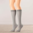 thumbnail image 2 of Silver StepsTM Compression Socks 8-15 mmHg, Grey, X-Large, 2 of 3