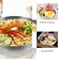 thumbnail image 4 of 2 ensaladeras de acero inoxidable, cuencos coreanos para ramen, cuencos metálicos multiusos, cuencos grandes de acero inoxidable para servir, cuencos aislantes de 20 cm., 4 of 5