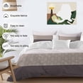thumbnail image 5 of Dark Brown Pink Full Size Comforter Set, Retro Flower Pattern Ethnic Style Abstract Bedding for All Seasons, 4 Pcs Bed Set, 1Quiltcover (86"x86") ,1Sheet(80"x116"), 2Pillowcases (30"x20"), 5 of 9