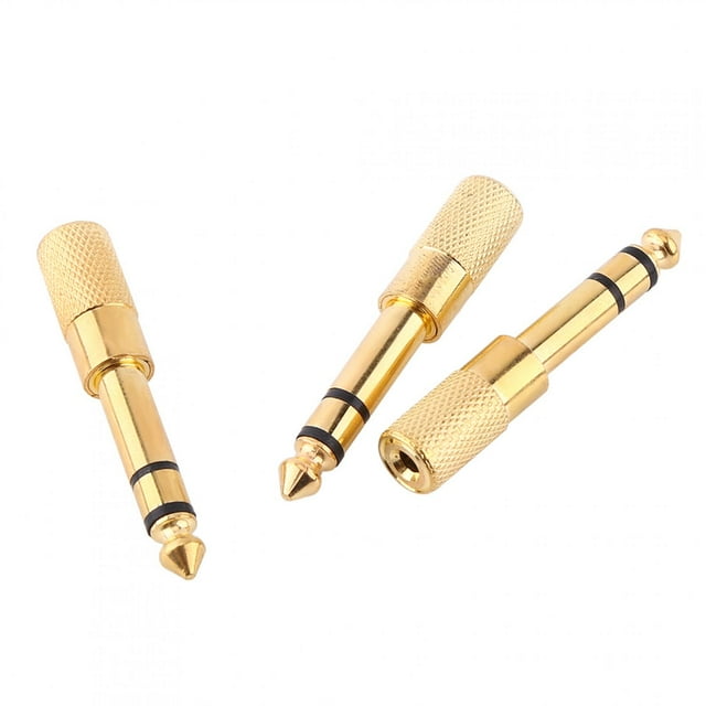 Audio Adapter, Wide Range Applications 6.5mm Male To 3.5mm Female Audio Adapter Easy Operate For Optimum Signal Transmission