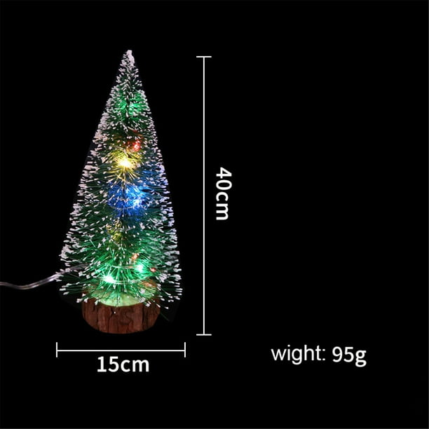 XEOVHV Christmas Decorations Desktop Decoration With Led Lights Mini