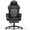 Black, variant on Dowinx Ergonomic Gaming Chair with Pocket Spring Cushion & Massage Lumbar Support - High Back Office Computer Chair with Footrest for Adults, 300LBS Capacity, Leather Design， White