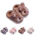thumbnail image 4 of XXWXYD Bunny Slippers with Memory 𝖥oam & Thick Rubber Sole - Fuzzy Anti-Skid Home Shoes for Boys & Girls, Indoor/Outdoor Cute Animal Design, 4 of 6