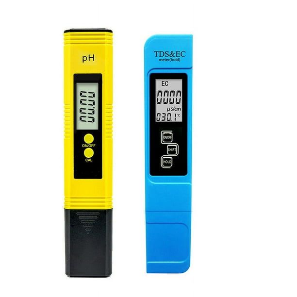 pH and TDS Meter Combo, 0.05ph High Accuracy Pen pH Meter ± 2% Reading ...