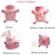 thumbnail image 4 of Alcancía linda de cerdo rosa, caja de plástico para ahorrar monedas, 4 of 4