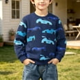 thumbnail image 2 of Asxite Toddler Tops Long Sleeve Sweatshirt Casual Loose Print Fall Winter 1-7 Y, 2 of 6