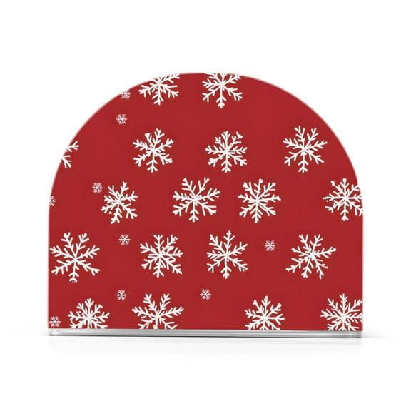 joogoo Acrylic Napkin Holder Table Kitchen Paper Tissue Organization Christmas Snowflake