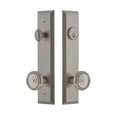 thumbnail image 4 of Grandeur Fifth Avenue Tall Plate Single Cylinder One Piece Knobset with Soleil Knob, 4 of 6