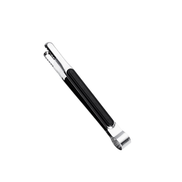 Bearachild Pinza para barbacoa, pinzas para alimentos de alta temperatura, pinzas antiadherentes para Picnic, pan grueso, mango antideslizante, Cocina y Comedor Negro8 pulgadas (19.5 cm)