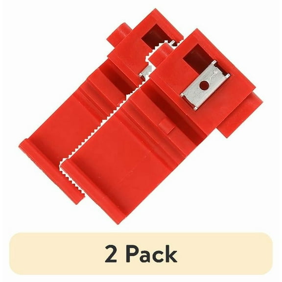 (2 pack) Ever Start Auto Electrical 4-Piece Quick Connectors, Red, Fits Car or Truck 22-16 Gauge Wire, Model 5104