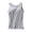 Grey, variant on Women's Seamless Sports Bra Tank Top with Built In Support Yoga Camisole Comfortable Stretchy Workout Wear(White,XXL)