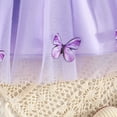 thumbnail image 6 of HWJAD Baby Girl Princess Dress Fluffy Summer Dresses Mesh Butterfly Tulle Tutu Dress Photograph Birthday Gift, 6 of 7