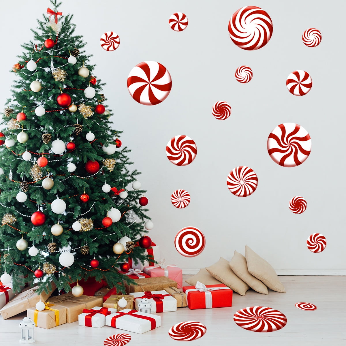 Christmas Wall Stickers Christmas Decals for Wall Christmas Candy