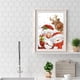 thumbnail image 1 of Cuadros Decorativos Kits de mosaico de Navidad de pintura de diamante de taladro redondo completo ilustraciones de diamantes de imitación DIY Ndcxsfigh Nuevos Originales, 1 of 9