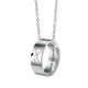 thumbnail image 1 of Anillo de acero inoxidable collar de él siempre ella para siempre collar de pareja abstracto de dibujos animados, 1 of 2