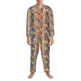 thumbnail image 3 of Balery Funny Dogs Family Pijama para Hombre de Dos Piezas con Manga Larga, Conjunto de Dormir y Descanso Suave con Bolsillos-XX-Large, 3 of 7