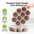thumbnail image 3 of Contenedor para Almacenamiento de Alimentos KeaBabies Silicona 2oz x 10 Cubos, 3 of 9
