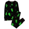 thumbnail image 2 of The Children's Place Women's Long Sleeve Mini Boos Pajamas, Adult Sizes XS-XXXL, 2 of 3