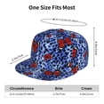 thumbnail image 6 of Fotbe Abstract Colorful Butterflies Flat Bill Visor Cap Classic Snapback Hat Polyester Foam Trucker Hat Trucker Cap Adjustable Baseball Cap, 6 of 9