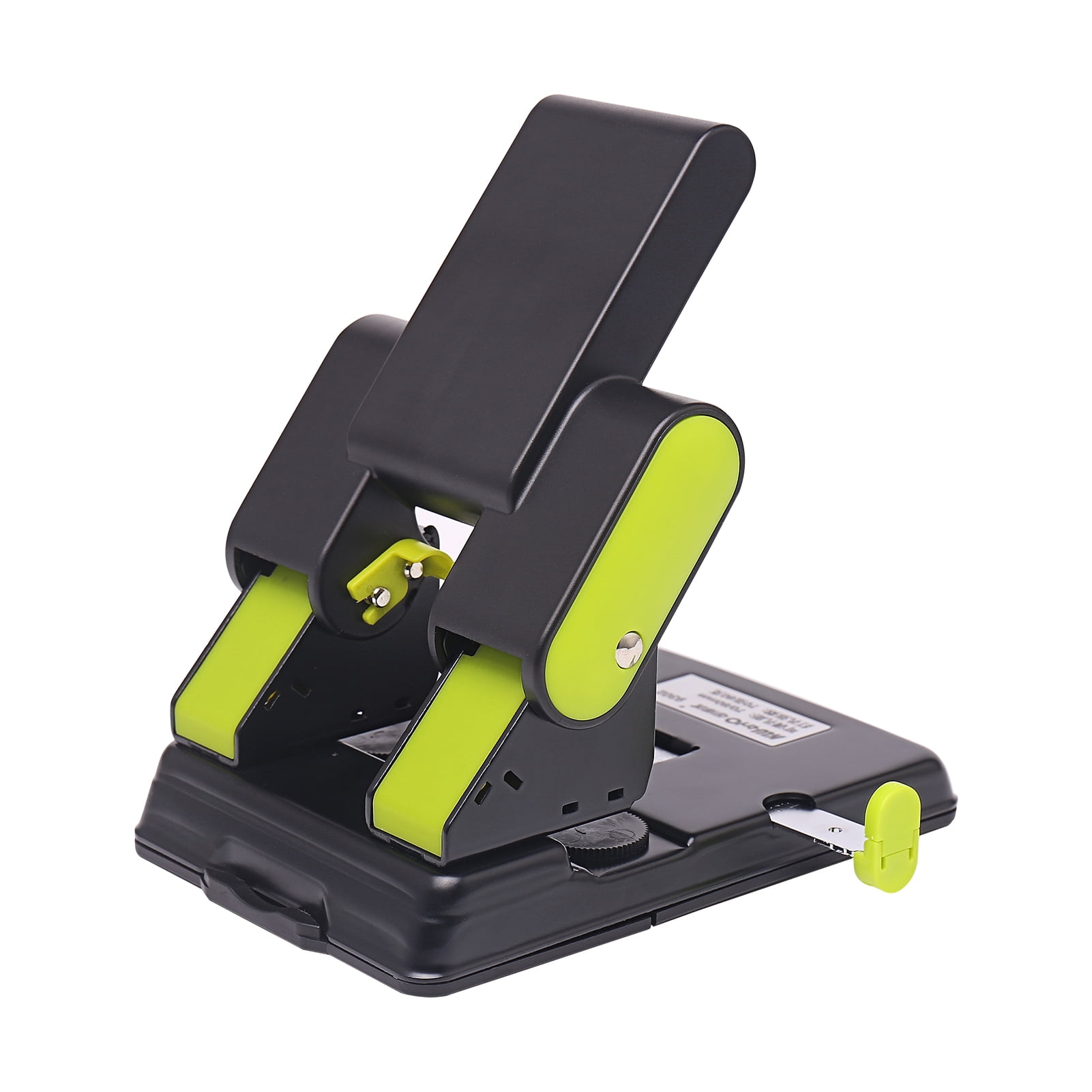 KW-Trio 2 Hole Punch Comfort Handle Two Hole Puncher 30 Sheet Punch  Capacity Easier Black Paper Guide