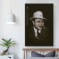 thumbnail image 5 of Al Capone Portrait Vibrant Glossy Abstract Art Poster Print Art Poster Canvas Painting Decor Wall Print Photo Gifts Home Modern Decorative Posters 12x18inch(30x45cm), 5 of 6