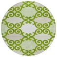 thumbnail image 2 of Addison Rugs Chantille Indoor/Outdoor Transitional Scrolls Lime Washable Round Rug, 8' x 8', 2 of 6